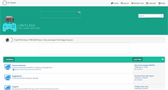 Desktop Screenshot of limitlessrpg.com